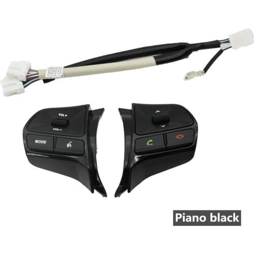 For KIA K2 RIO 2011-2014 Steering wheel audio volume music control button switch with Bluetooth telephone sound backlight