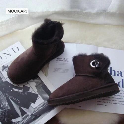 In 2019, Chinas latest sheepskin and wool womens snowboots, 100% pure wool womens snowboots, 7 colors, free delivery