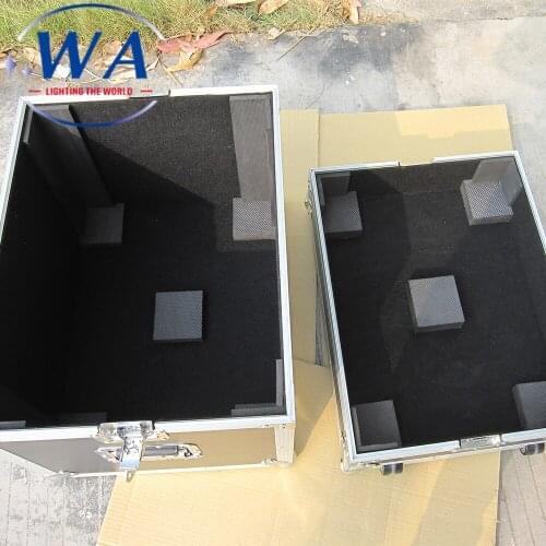 Upscale Red Par Light 12mm plywood Wedding flight cases for equipment For Audio Rentals
