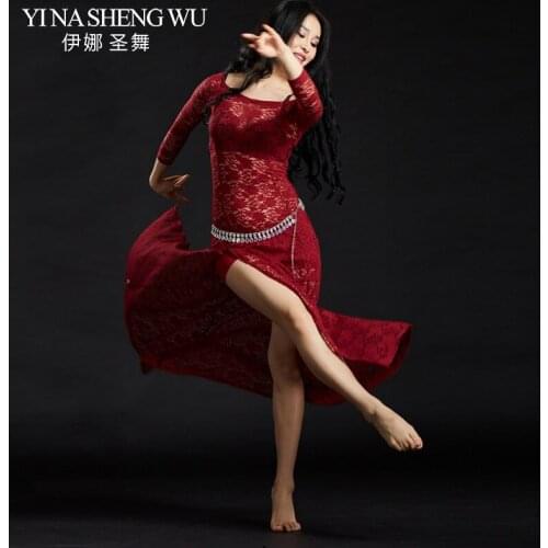 Sexy Lace Dresses For Belly Dance Bellydance Practice Costume Set Belly Dance Wear Outfits For Women Belly Dance Costume New