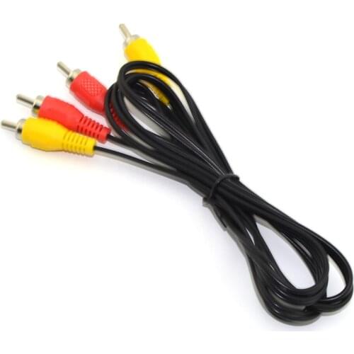 50PCS a lot Family TV Audio AV Cable Cord Wire For NES Video Game Console Gamepad Controller for Nintendo FC