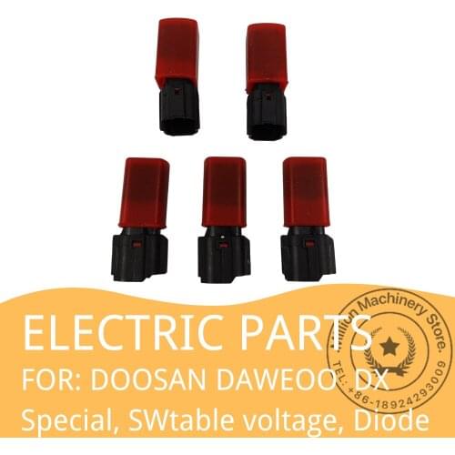 Excavator Accessories Voltage Regulator Protection Diode for DX 225 215 260 370 380