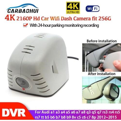 HD 4K Car DVR Dash Cam Camera For Audi a1 a3 a4 a5 a6 a7 a8 q3 q5 q7 rs3 rs4 rs5 rs7 tt b5 b6 b7 b8 b9 8v c5 c6 c7 8p 2012~ 2015