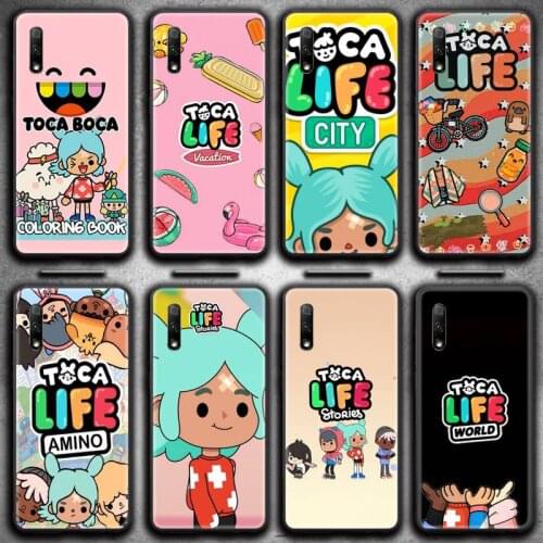 Toca Boca Toca Life World game Phone Case for Huawei Honor 30 20 10 9 8 8x 8c v30 Lite view 7A pro