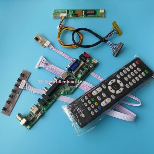 For B141PW01 V1 USB AV VGA HDMI 1 lamps 14.1" Digital Signal Controller Board Interface Module 30pin Resolution TV 1440X900