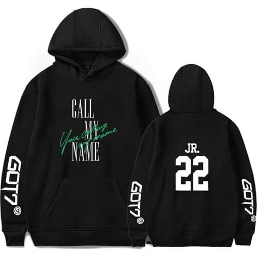 Got7 JR 22 Kpop Hoodies Sweatshirts Fashion Hip Hop Men Women Hooded Pullover Unisex Long Sleeve Harajuku Hoodie Hoody Hood Tops