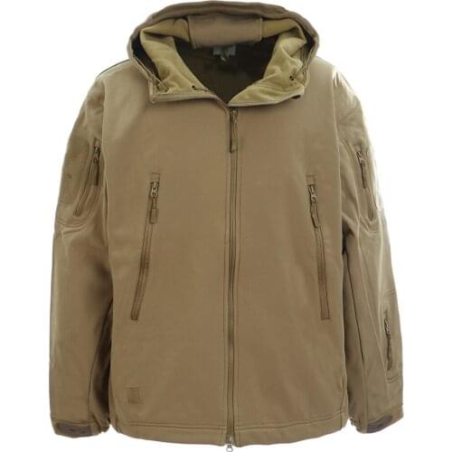 Fronter Tactical Fleece Lined Waterproof Jacket Mens Military Air Soft Jacket Coat Safari Windbreaker Winter Warm Army Jacket