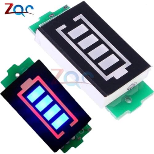 3S 3 Series Lithium Battery Capacity Indicator Module 12.6V Blue Display Electric Vehicle Battery Power Tester Li-po Li-ion