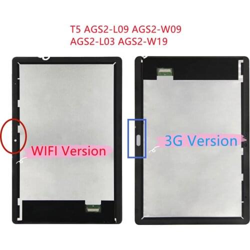 New 10.1" For Huawei MediaPad T5 10 AGS2-L09 AGS2-W09 AGS2-L03 AGS2-W19 LCD Display +Touch Screen Digitizer Assembly