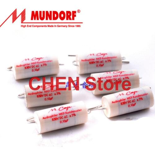 2pcs Origional Germany mundorf Mcap 0.1UF 0.22UF 0.33UF 0.47UF 0.68UF 630V M-CAP Coupling Capacitor