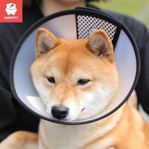 Kimpets 2020 Pet Anti-Bite Cover Collar Cat and Dog Collar Anti-Licking Headgear Grooming Supplies Dress for Dogs