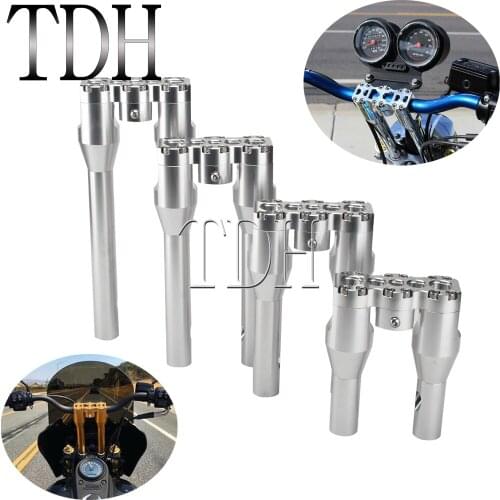 25mm 1" Club Style Motorcycle Handlebar Handle Bar Riser Heighten Fixed for Harley Touring Electra Glide Street Bob FLHX FLHTC