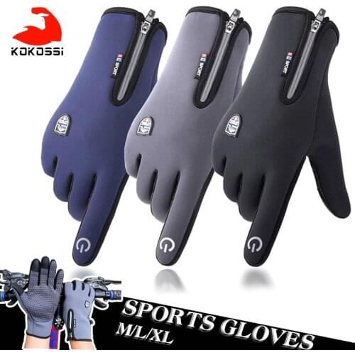 KoKossi Warm Winter Ice Fishing Gloves 1 Pair Waterproof Windproof Breathable Full Finger Non-slip Carp Outdoor Fishing Apparel