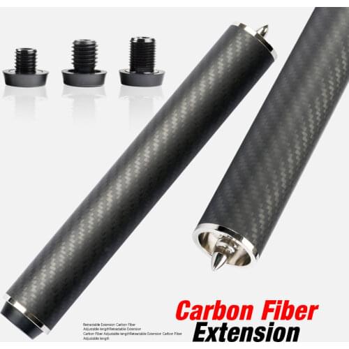 Billiards Carbon Fiber Matte Extension For Mezz Predator Mit FURY KONLLEN HOW PERI Jflowers Cue Extension Billiards Accessories