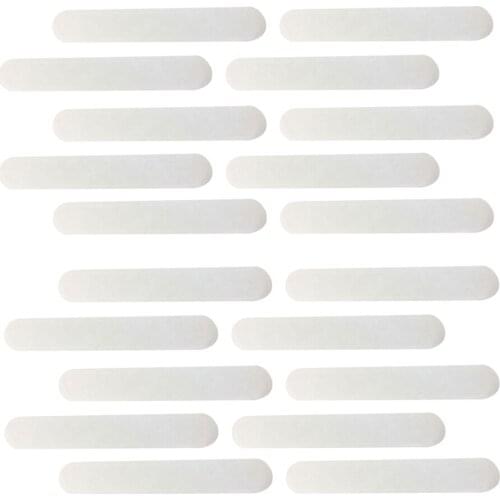 Pack 20 Hat Reducer Felt Cap Size Reducer Tape for Hats Caps Sweatband, White
