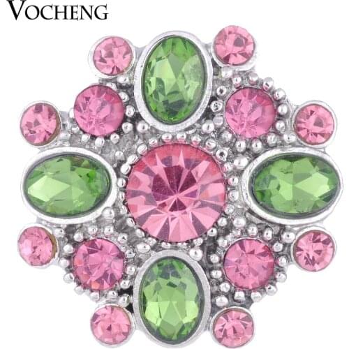 Vocheng Ginger Snaps 18mm Lovely 3 Colors Crystal Charms Vn-1025