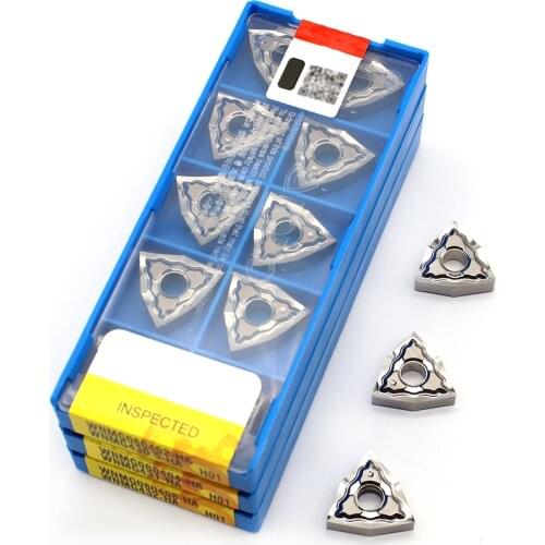 WNMG080404 HA H01 WNMG080408 HA H01 100% original Inserts External Turning Tool Carbide Insert Lathe Tool Processing Aluminum