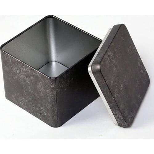 Star Packaging Special Designed Wooden Lid Round Tin Box
