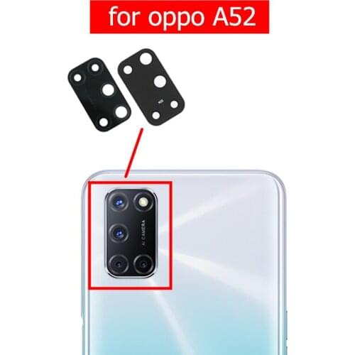 2pcs for OPPO A52 Camera Glass Lens Back Rear Camera Lens with 3M Glue for OPPO A52 Replacement Repair Parts