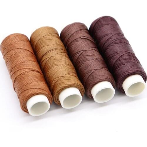 20m/roll Durable Flat Waxed Thread 0.8mm Width for DIY Leathercraft Tool Stitching Thread Shoes Handbag Luggage Accessories