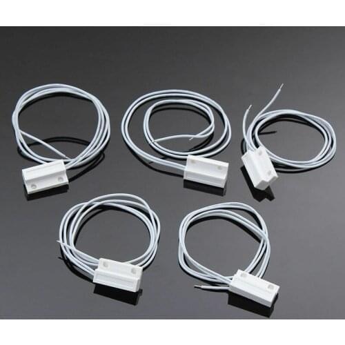 5 pair /lot MC-38 Wired Door Window Sensor Magnetic Switch Home Alarm System Detector