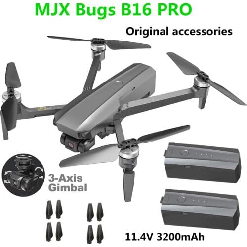 Bugs B16 PRO Drone Battery / Propeller Maple Leaf / Arm / Original Accessories For B16 Pro Drones Spare Parts 11.4V 3200mAh