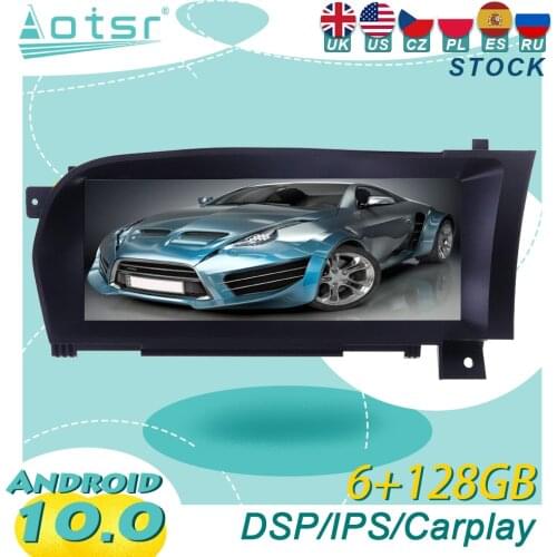 Android 10.0 For Mercedes-Benz S Class Car GPS Navigation Stereo DVD Player Streaming Media Multimedia Player Head Unit