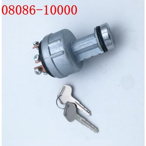 Free shipping Ignition Switch, Starter Switch 08086-10000 with 2 keys for Excavator