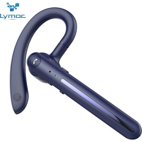 Lymoc F990 Bluetooth Headsets 5.0 Dual Mic Smart Human Voice ENC Noise Cancelling Wireless Earphones Handsfree Ear for Truckers