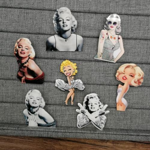 Cartoon Icons Brooch pins on Backpack Cute Acrylic Badge for Woman Girl Face Lapel Pins Clothing Jewelry Accessory Friend Gifts