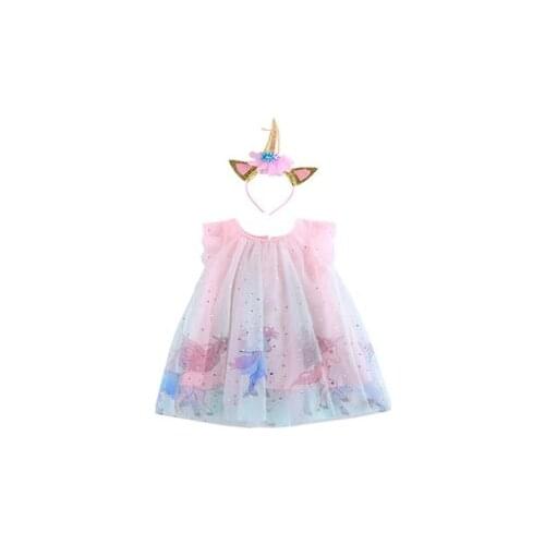 Citgeett Summer 3-7Years Kid Baby Girls Princess Dress Lace Birthday Party Sleeveless Dress Clothes