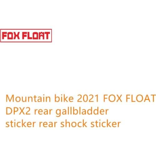 Mountain bike 2021 FOX FLOAT DPX2 rear gallbladder sticker rear shock sticker classic version FOX float downhill bicycle decals