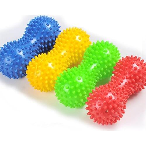 Peanut Massage Ball Foot Massage Roller Spiky Trigger Point Relief Muscle Pain Stress Ball Therapy Gym Relax Tools