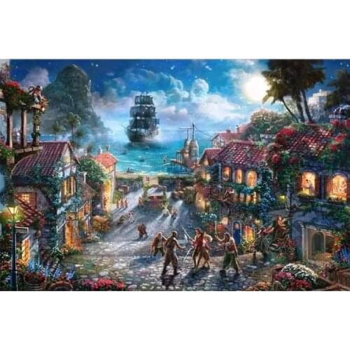 Needlework Sets Cross stitch 14CT Unprinted Embroidery kits Arts Cross-Stitching,DIY Handmade Home Decor