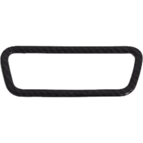 Head Lights Lamp Switch Button Decoration Frame Cover Trim Fit for Kia Forte / Cerato / K3 2019 2020 Carbon Fiber Abs