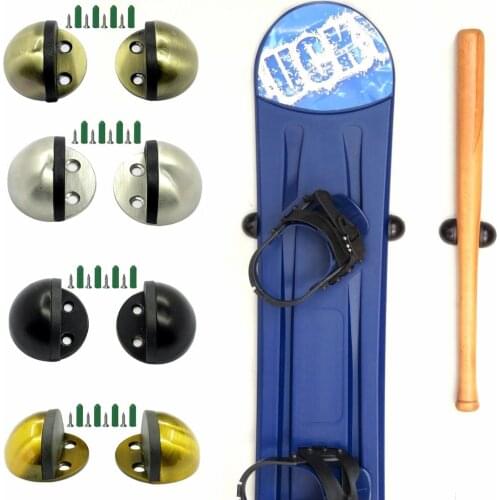 Snowboard Wall Mount Snowboard Wall Rack Hanger - No Board - Fit Snowboard, Bat, Longboard,black,silvery,golden,Bronze
