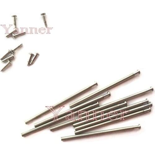 Watch Parts Tube Friction Pin Pressure Bars Pins & Rivet Ends for Watch Band Clasp Straps Buckles Bracelets Thickness 1.0mm