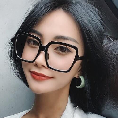 New 2019 Sexy Square Frame Female Reading Glasses Fashion Luxury Leopard Large Frame Diopter Retro Optical Reading Glasses NX