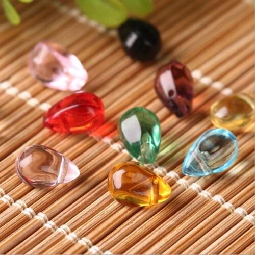 REGELIN 20pcs/lot 6x9mm Water Drop Glass Beads Multi Colors Crafts Decoration DIY Bracelets Necklaces Jewelry Accessories