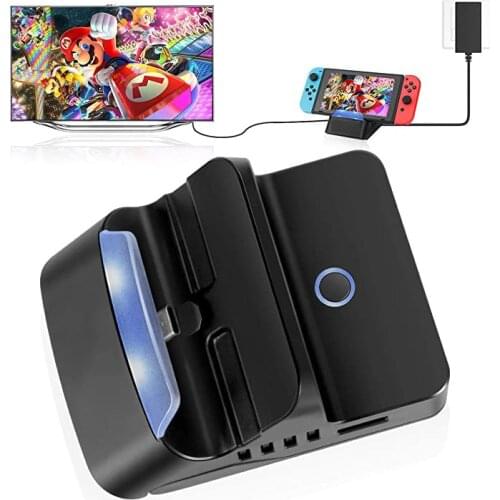 Fast Charging Station for NS Nintendo Switch / Lite Console TV Dock HDMI-Compatible Type C HD Video Adapter NS Docking Charger