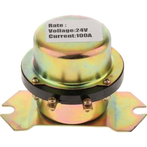 Remote Control Battery Master Disconnect Switch - DC24V for Car - Electromagnetic Solenoid Valve Terminal Master Kill System