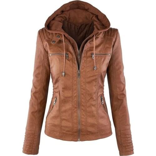 Coat top 2021 Winter Faux Leather Jacket Women Casual Basic Coats Plus Size 7XL Ladies Jackets Waterproof Windproof Coats Female