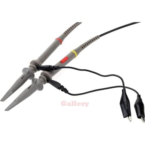1 X 10x 20mhz 2pcs High Precision Oscilloscope Probe Alligator Clip Test P6020 Picture Holder Holder Alligator Clips