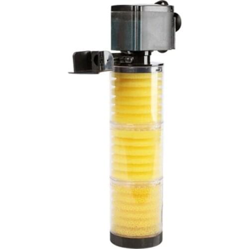 3 In 1 Aquarium Internal Filter Fish Tank Submersible Oxygenation Pump Spray E5BB Aquarium Internal Filter