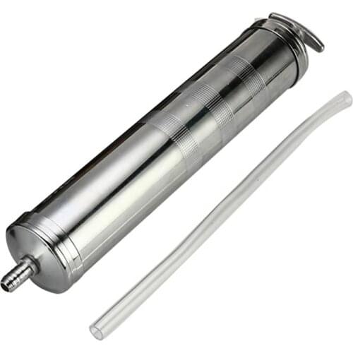 500cc Aluminum Alloy Carbon Steel Oil Suction Vacuum Pump Hand Syringe Gun Pump Extractor Auto Ment Grease Guns Replacement