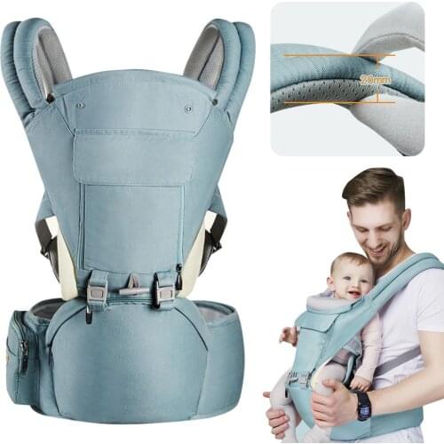 6 In 1 Baby Wrap Carrier With Hip Seat Windproof Cap Bite Towel As Well As Convertible Backpack Cotton Sling Infants Baby Care