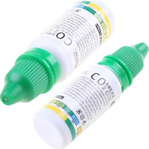 Aquarium CO2 Indicator Solution Fish Tank Liquid Test Plants Supplies Long Term