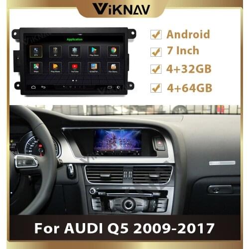 Car Radio for Audi A4 A5 Q5 2009-2017 Android Car Audio Multimedia Player GPS Navigation Head Unit Screen Carplay Mirror Link