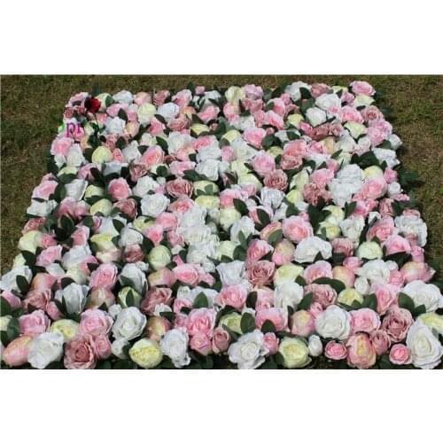 SPR Free Shipping MIX COLOR Artificial flower wall wedding background lawn/pillar road lead market decoration