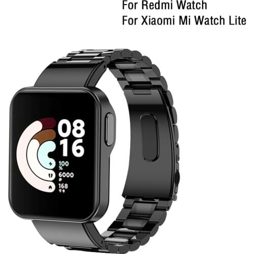 Metal Stainless Steel Watch Band For Xiaomi Mi Watch Lite Replacement Strap Bracelet For Redmi Watch Smart Watch WristBand